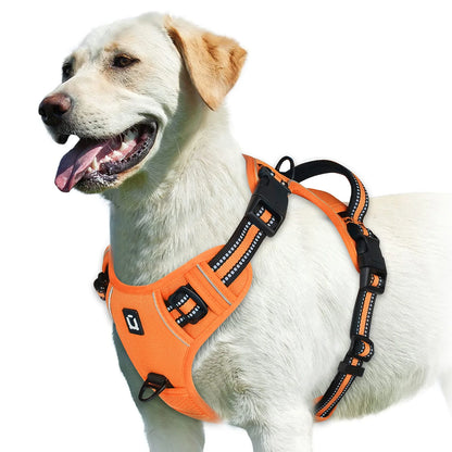 Adjustable No-Pull Dog Vest Harness with Padded, Easy Control Handle