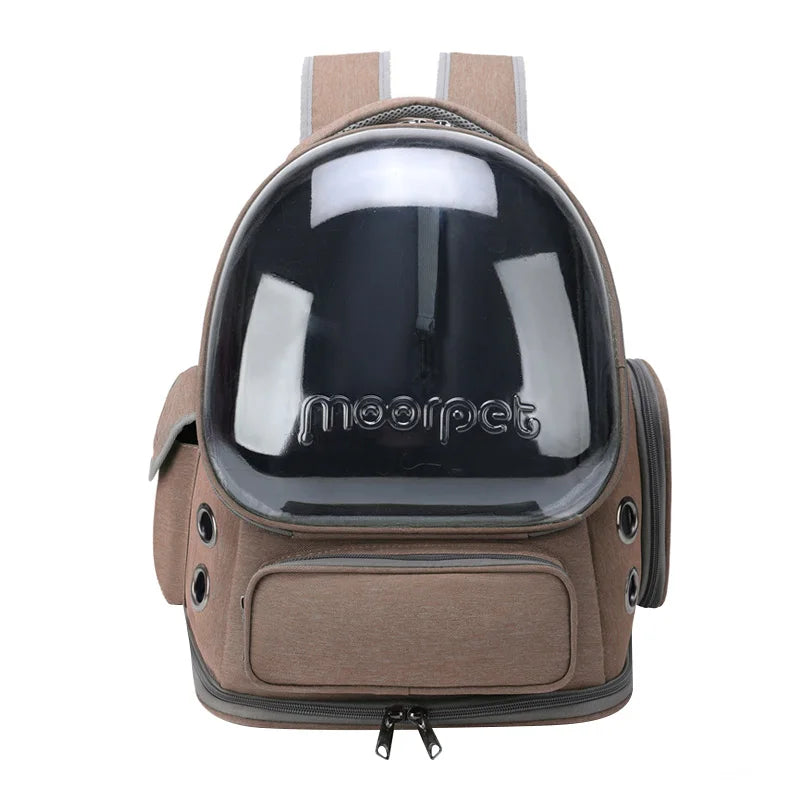 transparent breathable cat carrier backpack for outdoor travel