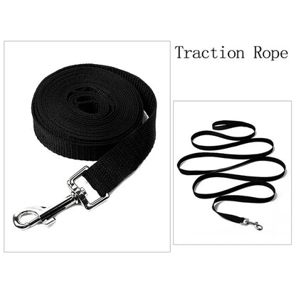 Long Nylon Dog Leash - Strong Lead Rope for Hiking, Walking & Travel