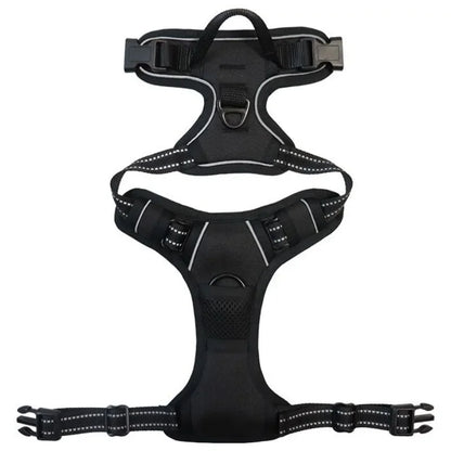Reflective Adjustable Dog Harness – Breathable Vest for All Sizes