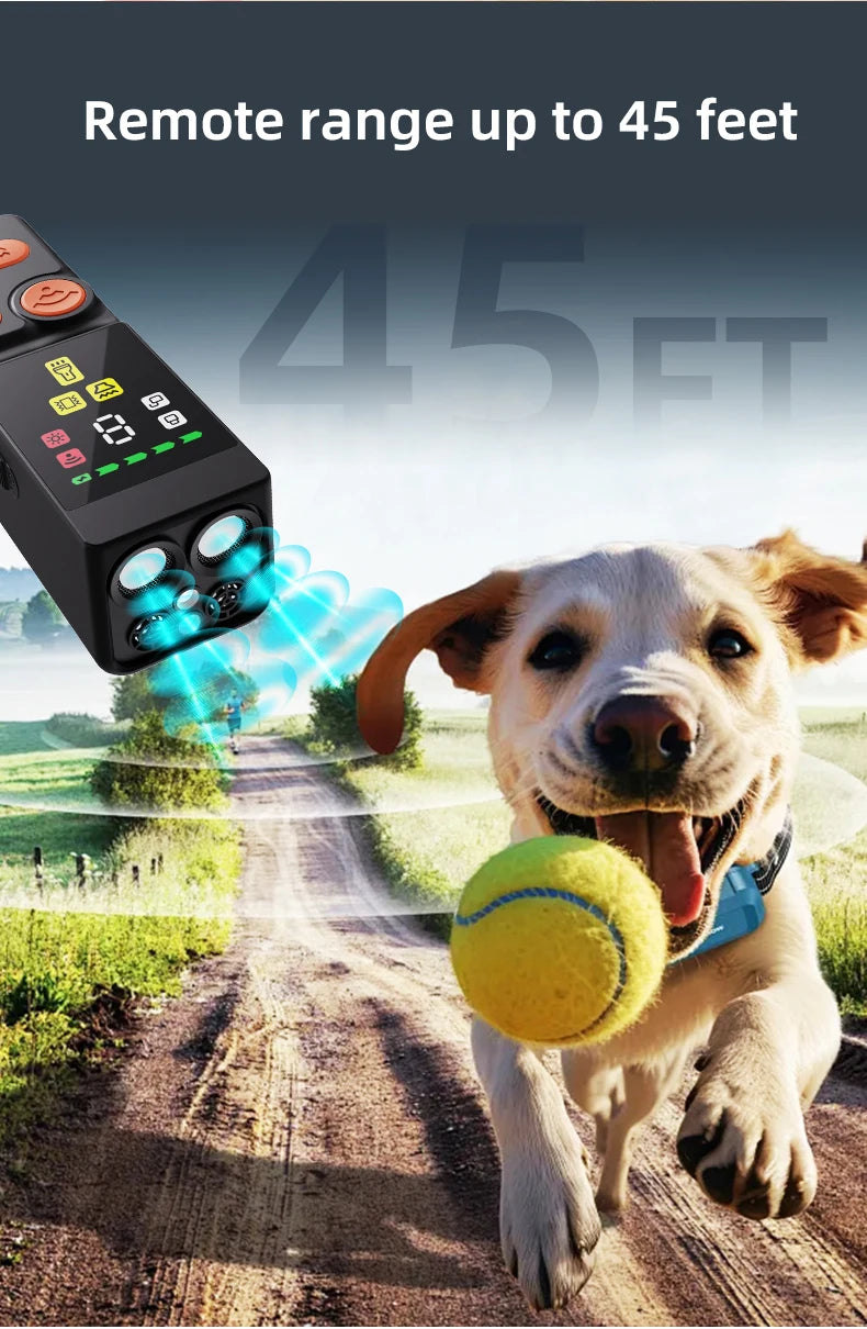 ultrasonic dog repellent & training device, portable type-c charge