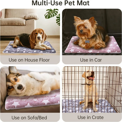 Thickened Dog Bed Mat Warm Machine Washable Blanket for Puppies and Cats