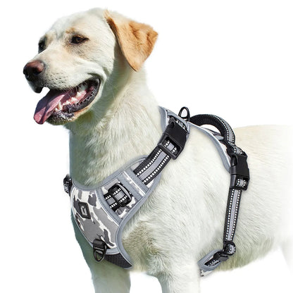 No Pull Dog Harness – Soft Padded Vest with Control Handle