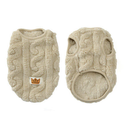 Warm Fleece Sweater for Cats & Small Dogs - Cozy Winter Sweatshirt