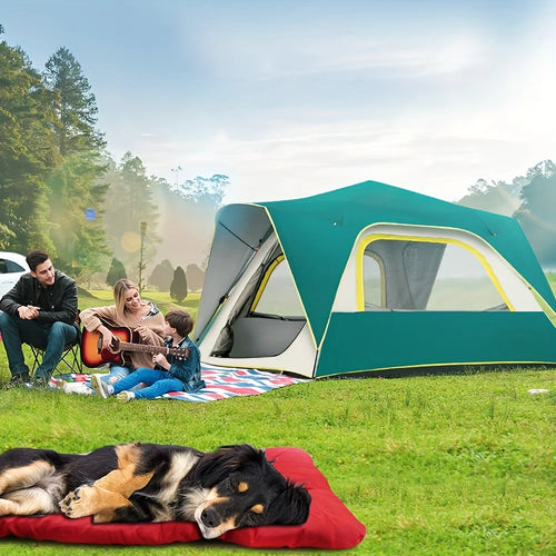 Waterproof Anti-Slip Pet Bed Cushion - Washable Outdoor Dog Mattress