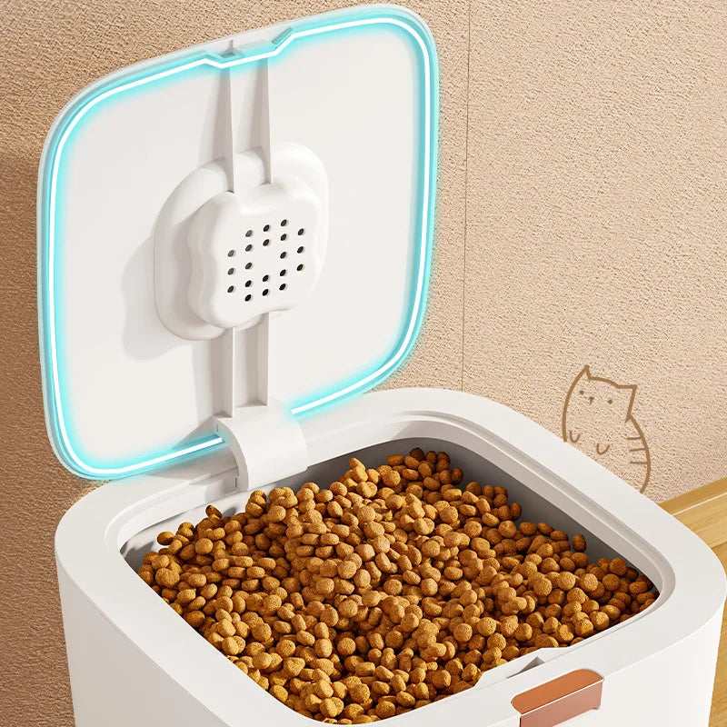 large pet food storage bucket – moisture-proof sealed container