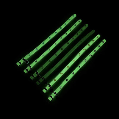 Glow-in-the-Dark Cat & Puppy Collar with Bell - Silicone Anti-Loss Collar