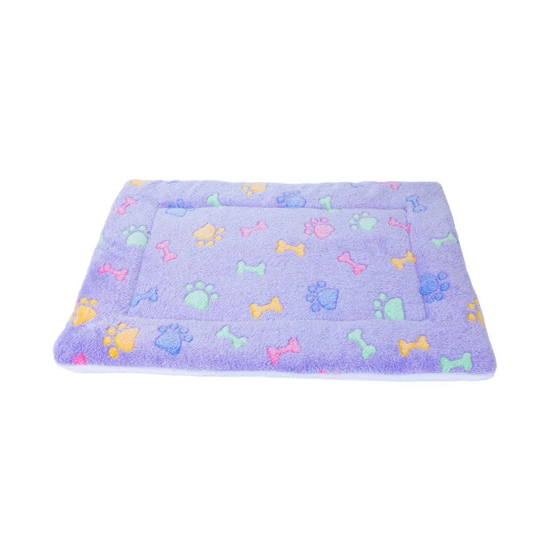 thickened dog bed mat warm machine washable blanket for puppies and cats