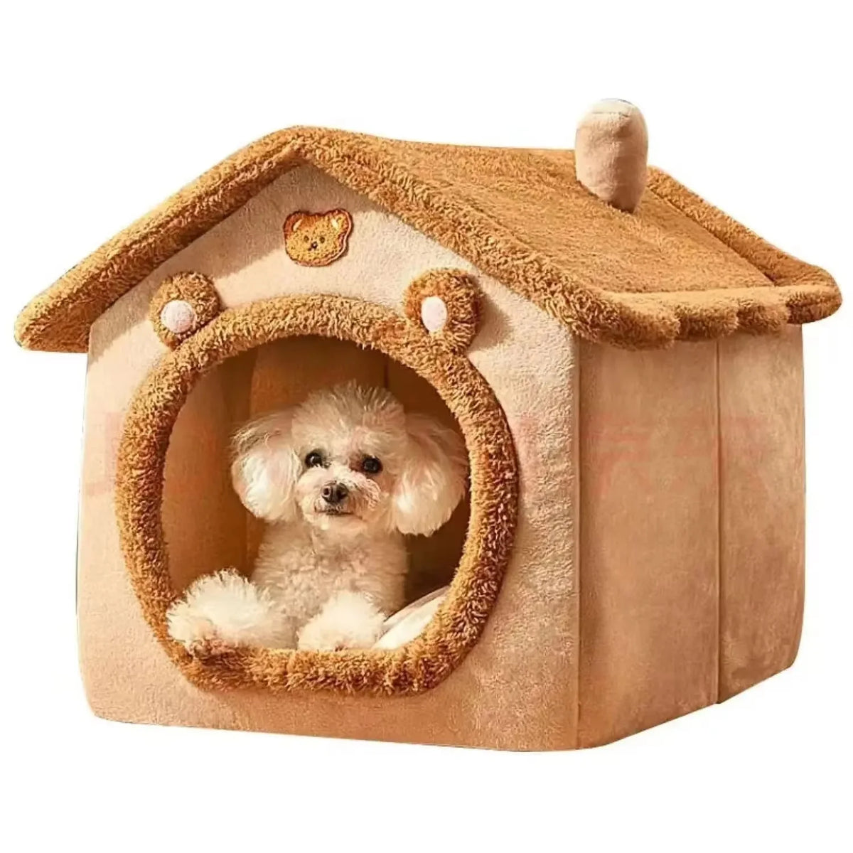 all-season pet tent bed – soft cushion for cats & small dogs