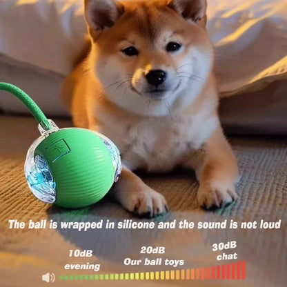 Automatic Rolling Dog Ball Toy - Rechargeable Smart Interactive Toy