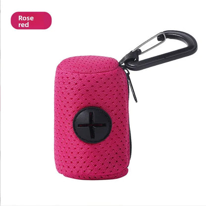 Hanging Dog Poop Bag Dispenser – Convenient Walking Bag Holder
