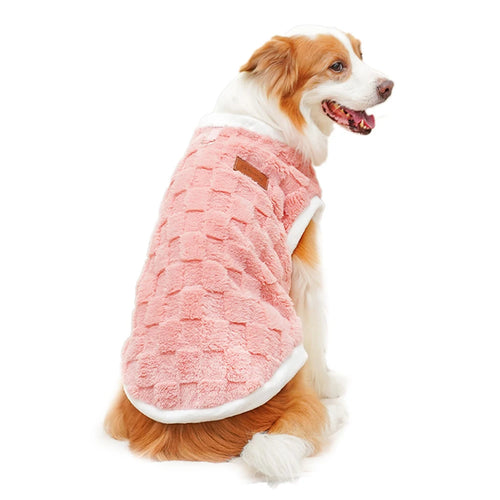 Flannel Dog Sweater – Warm Winter Pullover for Small to Large Dogs
