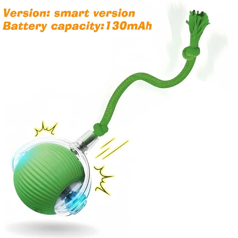 automatic rolling dog ball toy - rechargeable smart interactive toy