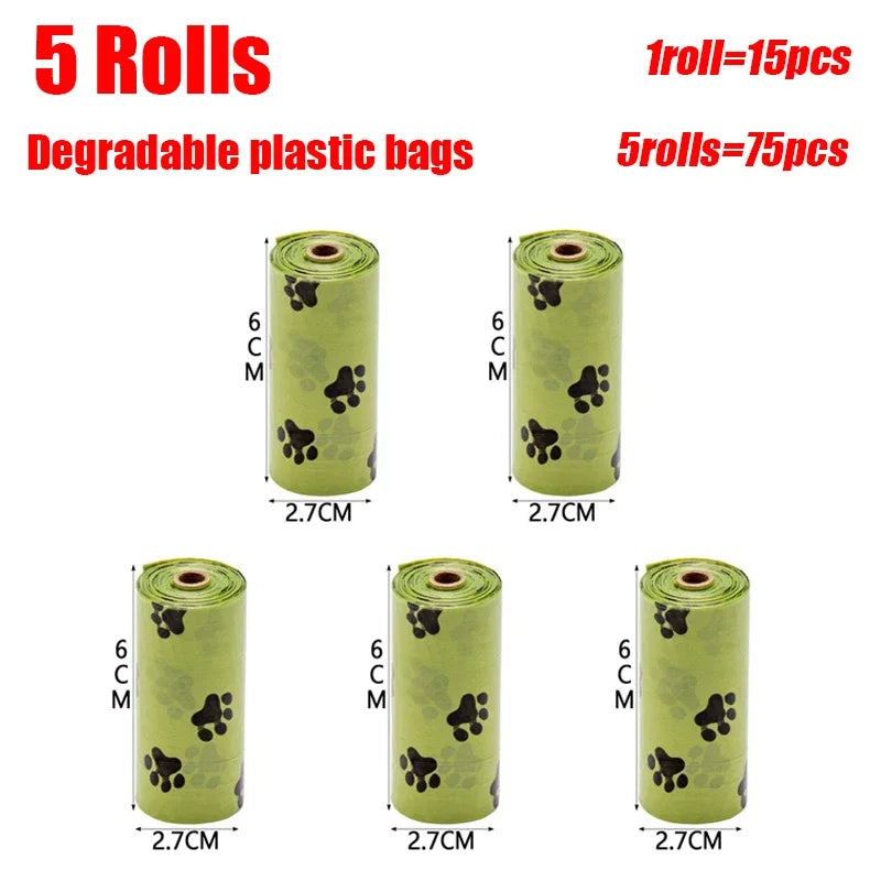 portable no-touch pooper scooper – dog waste grabber with bags