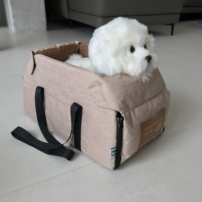 Portable Car Booster Seat & Carrier Bag for Small Dogs & Cats