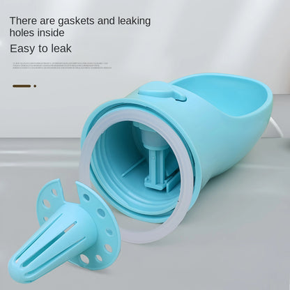 Portable Pet Water Bottle with Food Dispenser – Travel Cup