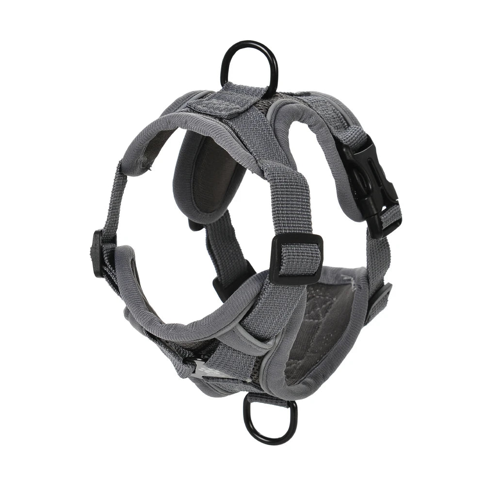 breathable puppy harness leash set with reflective chest strap vest