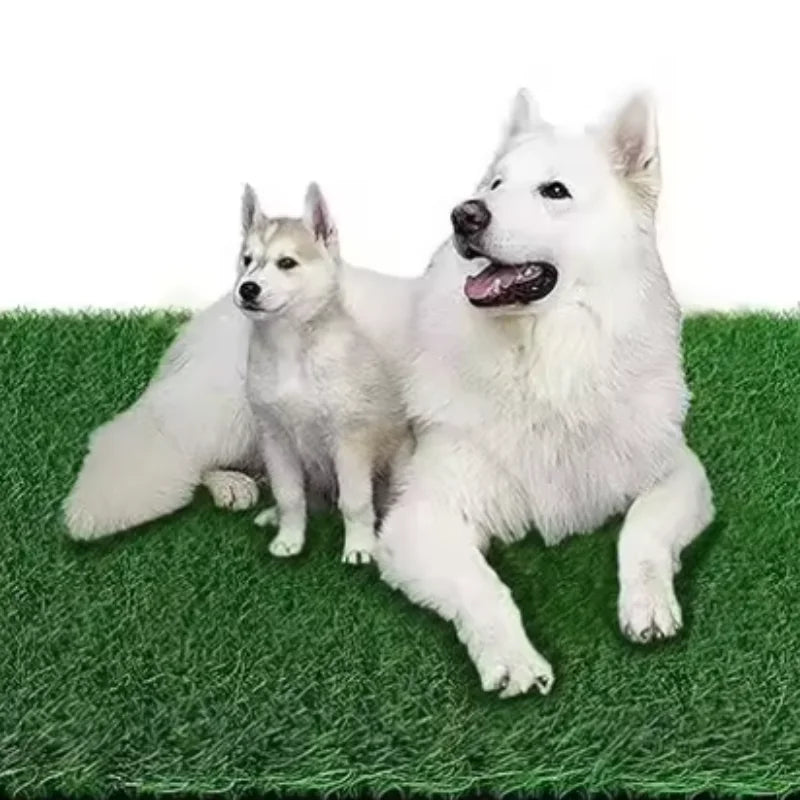 reusable artificial grass dog toilet mat for balcony and garden use