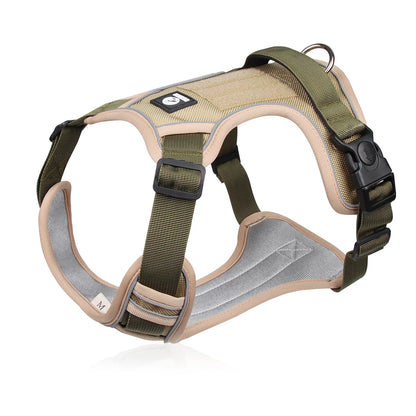 Adjustable Reflective Oxford Dog Vest Harness for Training and Walks