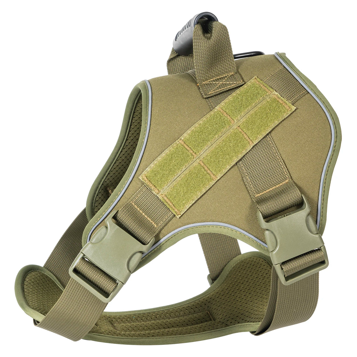 tactical training vest dog harness – reflective quick-release fit