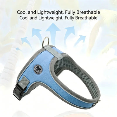 No-Pull Nylon Dog Harness - Reflective, Adjustable Anti-Burst Vest