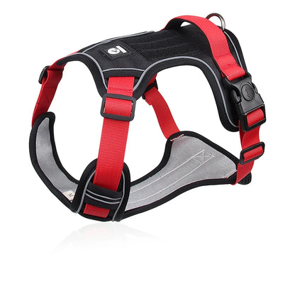 Adjustable Reflective Oxford Dog Vest Harness for Training and Walks
