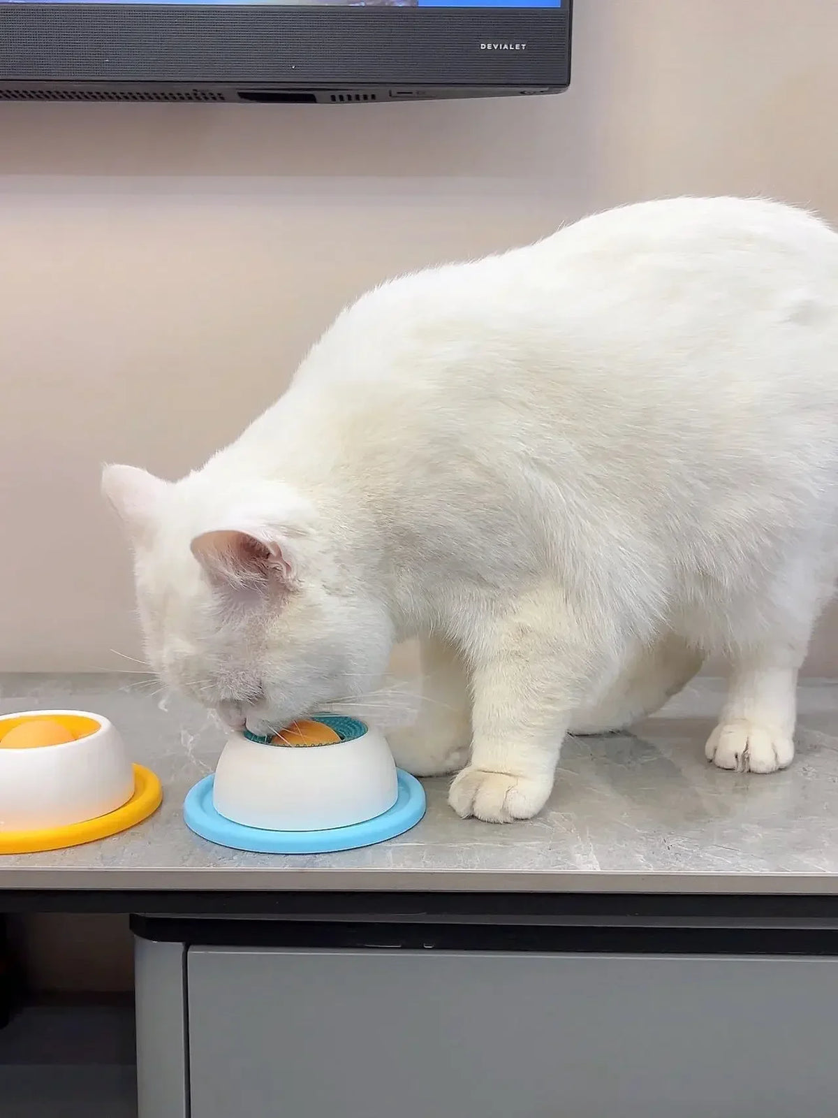 silicone lick toy slow feeder – interactive enrichment dispenser