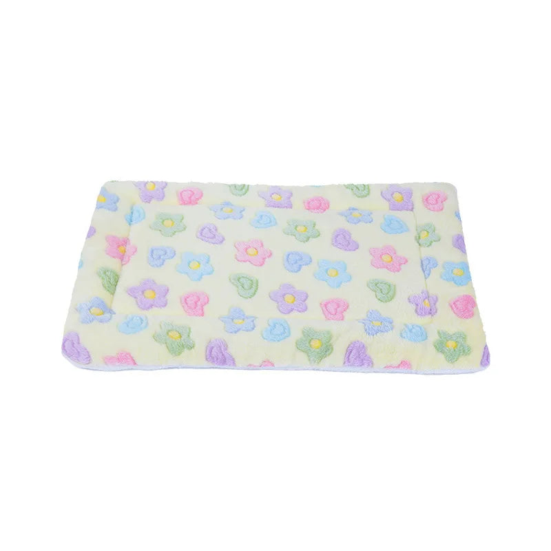 thickened dog bed mat warm machine washable blanket for puppies and cats