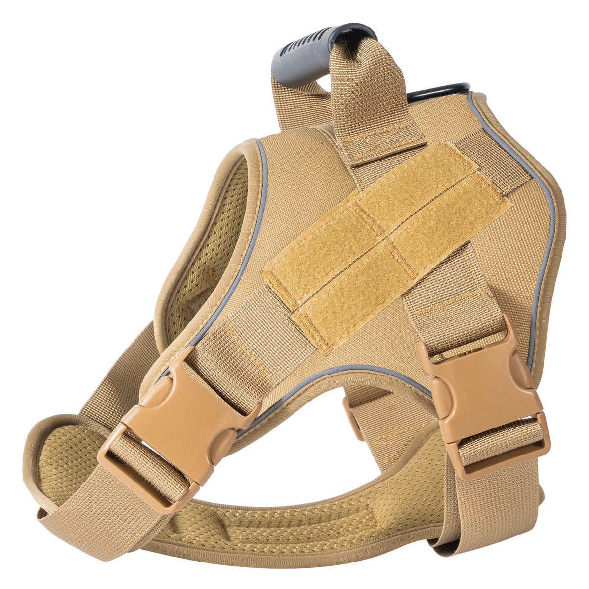 tactical training vest dog harness – reflective quick-release fit