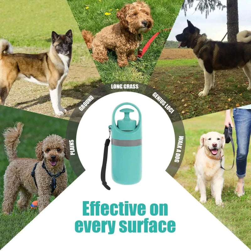 portable no-touch pooper scooper – dog waste grabber with bags