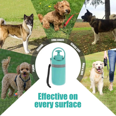 Portable No-Touch Pooper Scooper – Dog Waste Grabber with Bags
