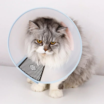 Adjustable Pet Recovery Collar After Surgery - Cone for Cats and Dogs