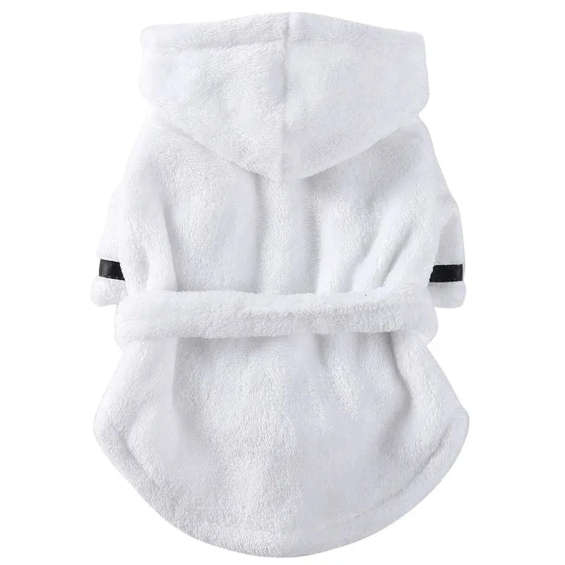 soft dog bathrobe & pajamas, quick-dry bath towel robe for pets