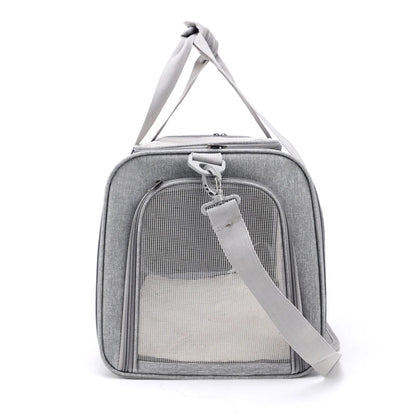 Collapsible Travel Pet Carrier for Cats & Dogs up to 15 Lbs