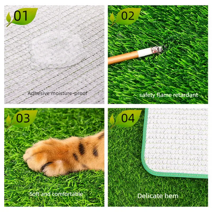 Reusable Artificial Grass Dog Toilet Mat for Balcony and Garden Use