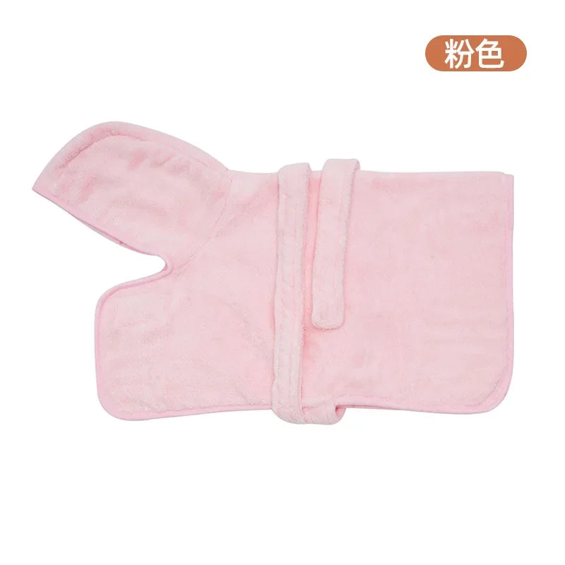 dog bathrobe, absorbent quick-drying wearable towel for dogs and cats