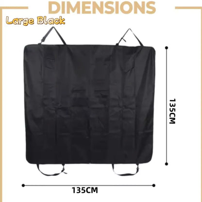 Foldable Hammock Car Seat Cover for Safe Pet Travel, All Dog Breeds