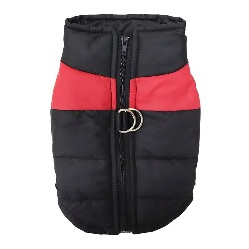 waterproof padded dog jacket – warm zipper vest for all sizes