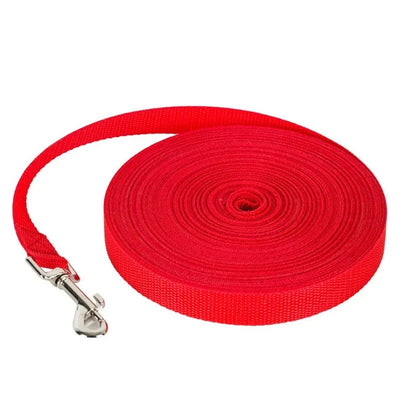 Durable Long Nylon Dog Training Leash for Walking and Outdoor Use