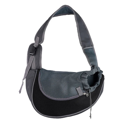 Breathable Mesh Sling Carrier Backpack for Small Cats & Dogs, Travel