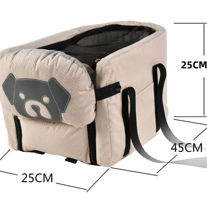 Foldable Hammock Car Seat Cover for Safe Pet Travel, All Dog Breeds