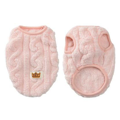 Warm Fleece Sweater for Cats & Small Dogs - Cozy Winter Sweatshirt