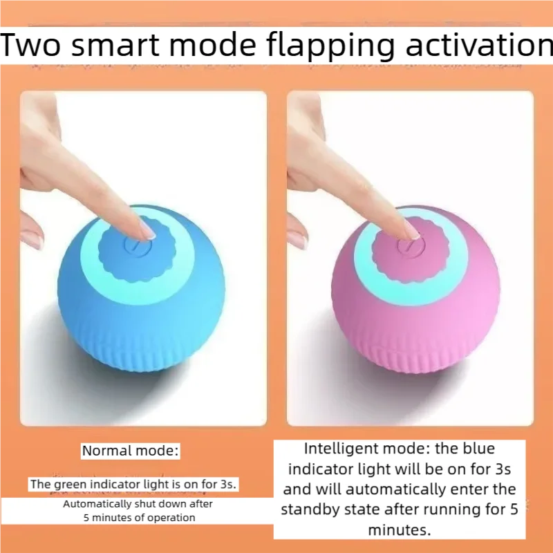 smart automatic rolling ball interactive cat toy for indoor play