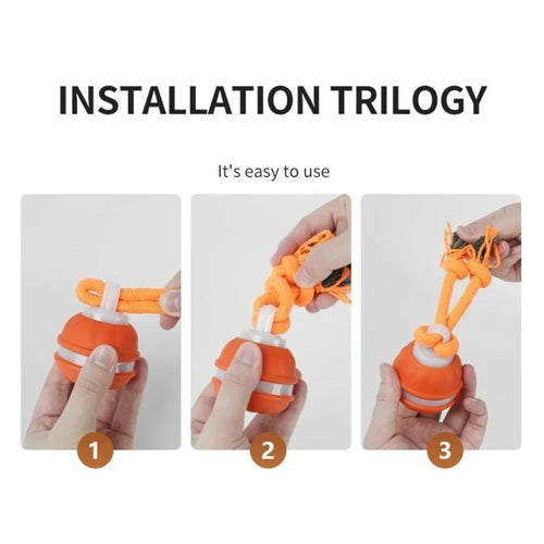 Interactive Rolling Dog Ball, USB Rechargeable Motion Activated Toy