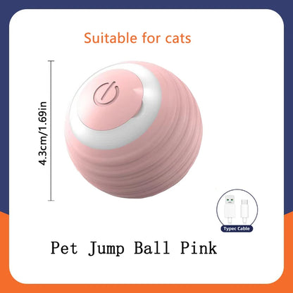 Smart Bouncing Ball Interactive Electronic Pet Toy for Dogs & Cats