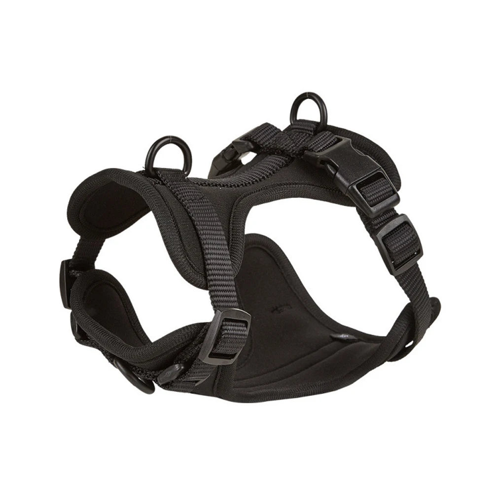 breathable dog harness and leed set, adjustable vest for daily walks