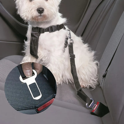 Pet Seat Belt Adapter Clips – Metal Car Leash Connectors