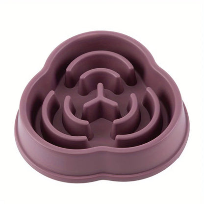 Anti-Choking Slow Feed Dog & Cat Bowl – Non-Slip Feeding Bowl