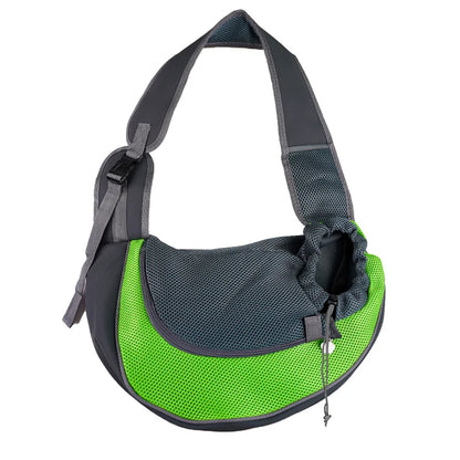 Breathable Mesh Sling Carrier Backpack for Small Cats & Dogs, Travel