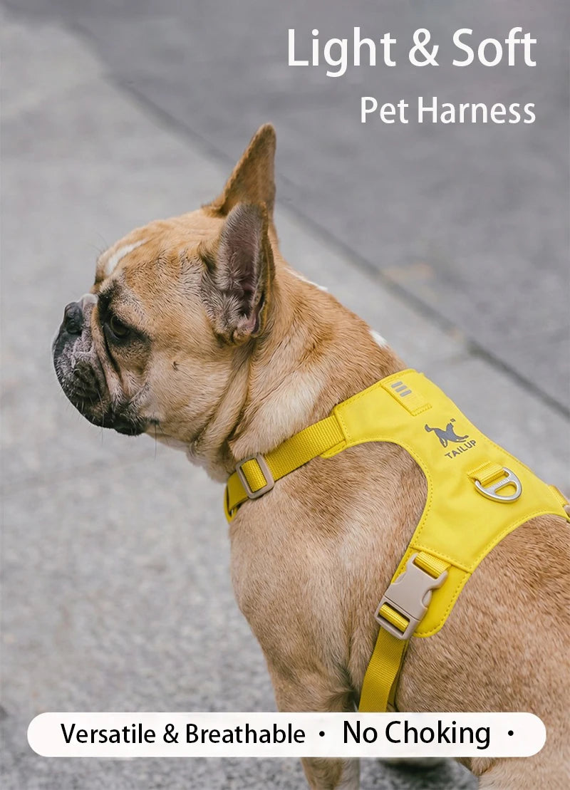 lightweight dog harness & leash set - anti-pull, escape-proof fit